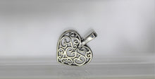 Load image into Gallery viewer, Heart, Paisley heart, Filigree heart charms
