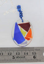 Load image into Gallery viewer, Rainbow Glass Necklace, Unique Handmade Gift
