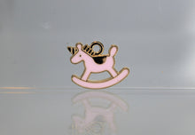 Load image into Gallery viewer, Rocking Horse Charms, Pink, White, Red, Blue, or Black, Unicorns
