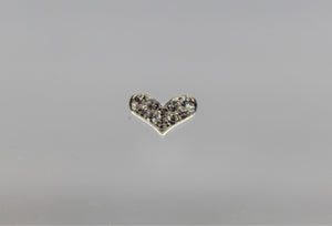 Nail Charms, Heart, Rhinestone