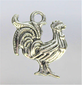 Rooster Charm, Fighting Rooster, Macho, Chicken
