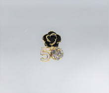 Load image into Gallery viewer, Nail Charms, Five, Rose, Rhinestone
