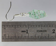 Load image into Gallery viewer, Earrings, Mint Green Polygon Pressed Flower Earrings,
