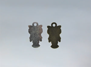 Owl Charms, Bronze or Silver Owl Charms, These Owl charms have huge eyes. Check them out.