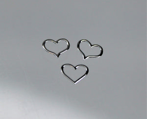 Nail Decals, Heart, Small - 10 Decals for 99 cents