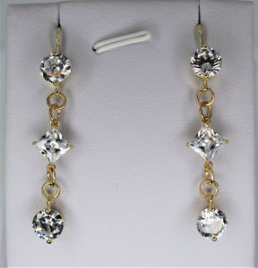 Earrings, Dangle Crystal Earrings,