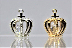 Crown, Princess, Queen, Rhinestone Charms