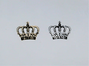 Nail Decals, Crown - 10 Decals for 99 cents