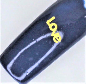 Nail Rivets, Love - 10 Rivets for 99 cents